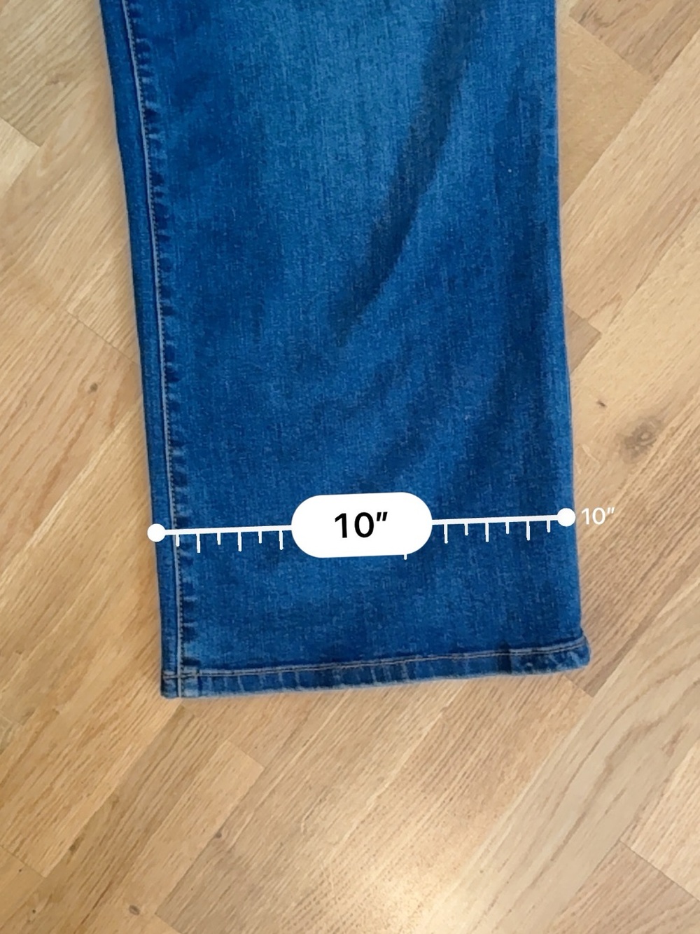 Kut from the Kloth Charlotte Fab Ab Culotte Wide-Leg Dark Blue Jeans - Picture 8 of 10